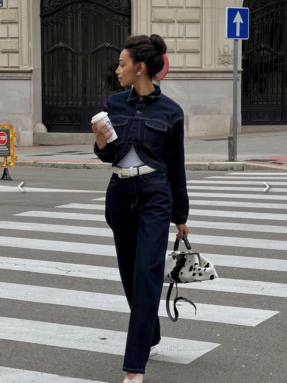 Dark Indigo Denim Set from Ukrainian brand Coosh